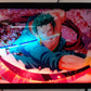 TRANH TRÁNG GƯƠNG LED ĐIỂM ONE PIECE ZORO 30X40CM