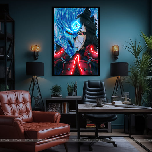 Tranh Anime Led Điểm 3D Tráng Gương Naruto L3D.NRT0002