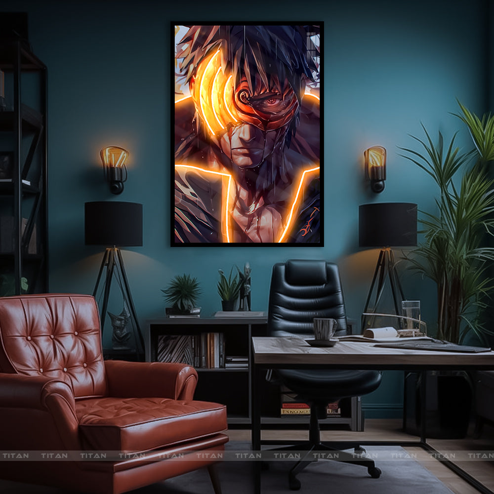 Tranh Anime Led Điểm 3D Tráng Gương Naruto L3D.NRT0003