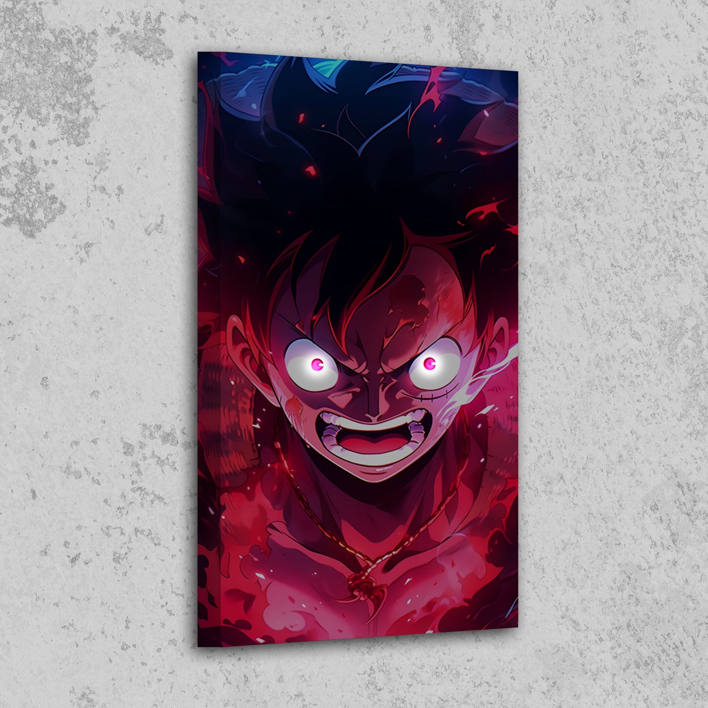 TRANH LED CANVAS DÙNG PIN LUFFY ONE PIECE LPCA02