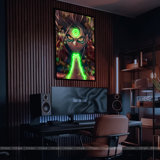 Tranh Anime Led Điểm 3D Tráng Gương Naruto L3D.NRT0004