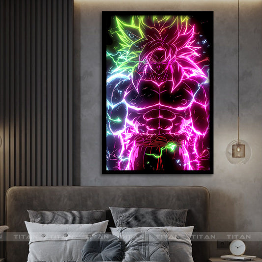 TRANH ANIME TREO TƯỜNG ĐƠN DRAGON BALL NEON DRB0069