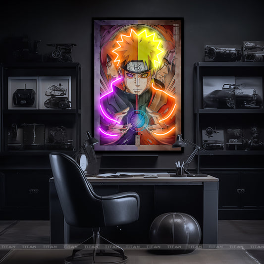 Tranh Anime Led Điểm 3D Tráng Gương Naruto L3D.NRT0005