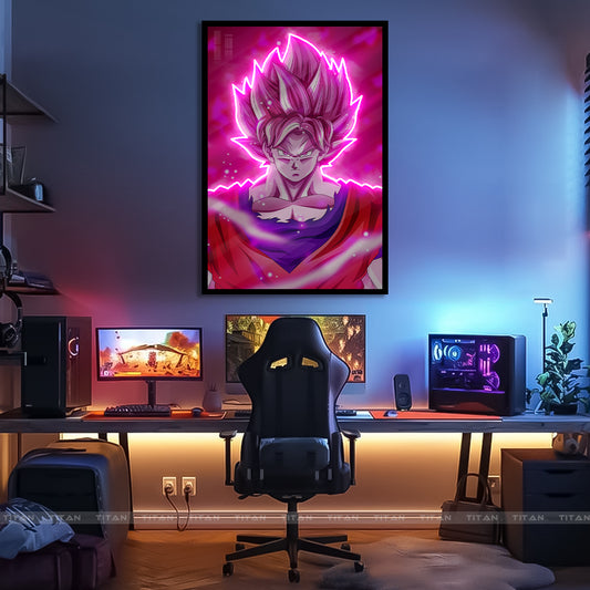 Tranh Anime Led Điểm 3D Tráng Gương Dragon Ball L3D.0006