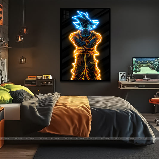 Tranh Anime Led Điểm 3D Tráng Gương Dragon Ball L3D.0007