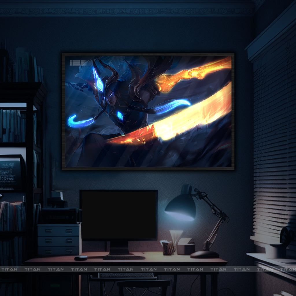 Tranh Decor Treo Tường Led Điểm League of Legends LTG.LOL0025