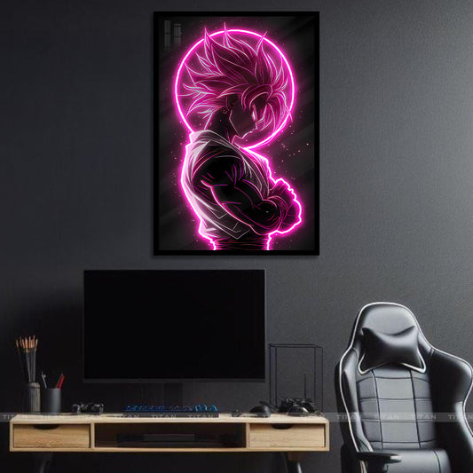Tranh Anime Led Điểm 3D Tráng Gương Dragon Ball L3D.0008