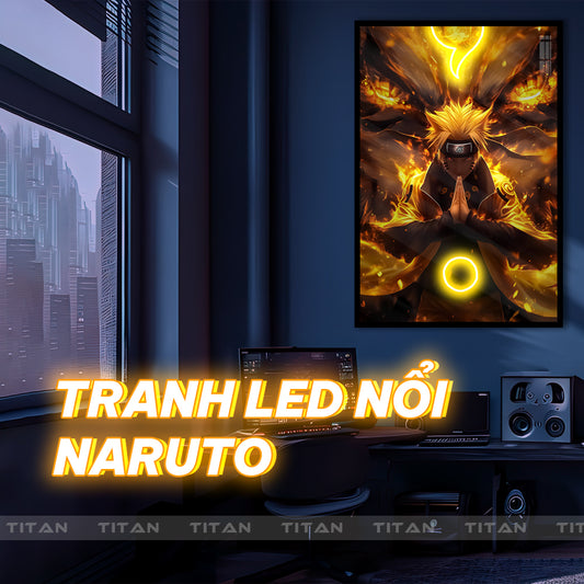 Tranh Anime Led Điểm 3D Tráng Gương Naruto L3D.NRT0009