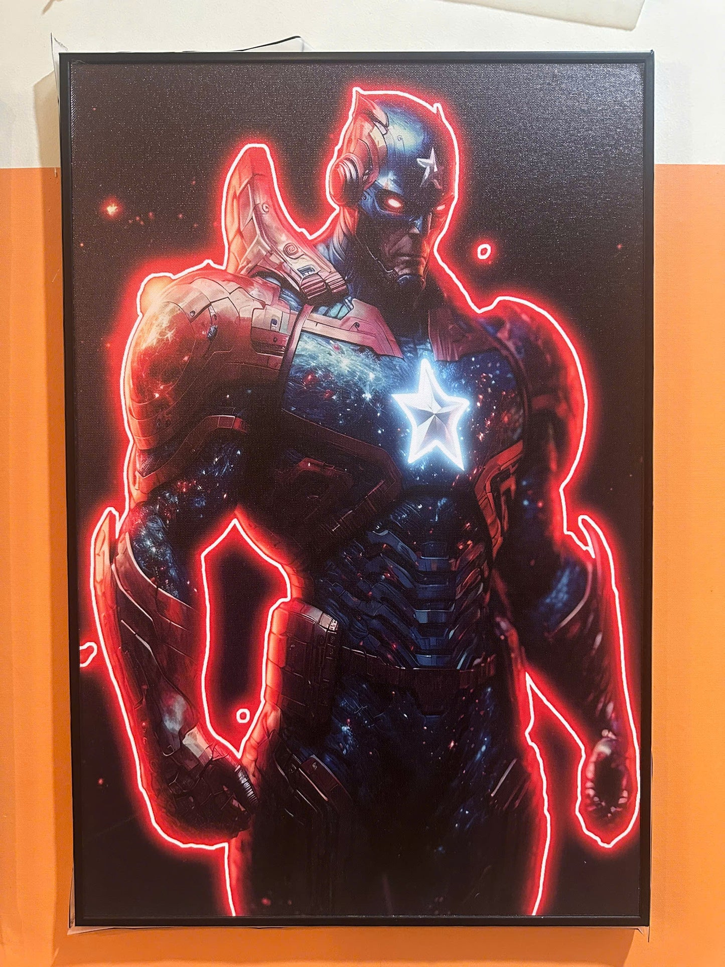 TRANH CANVAS TREO TƯỜNG ĐƠN MARVEL NEON 40X60CM