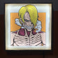 TRANH CANVAS LED ĐIỂM ANIME ONE PIECE SANJI 35x35cm