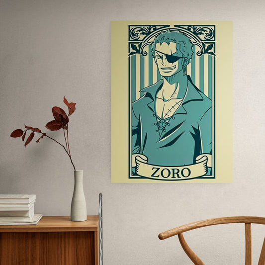 POSTER ANIME ONE PIECE ZORO DECAL0062