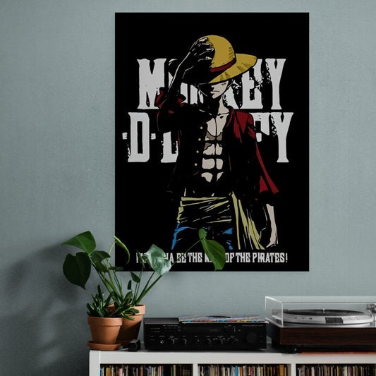 POSTER ANIME ONE PIECE LUFFY DECAL0066