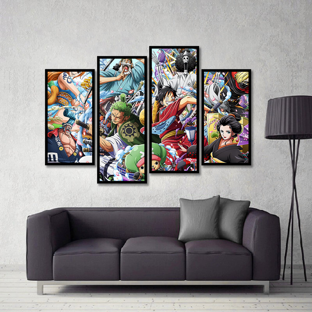 Anime Wall Poster | Anime Decoration | Picture Poster | 5 Panel Anime |  Wall Decor - Art Wall - Aliexpress