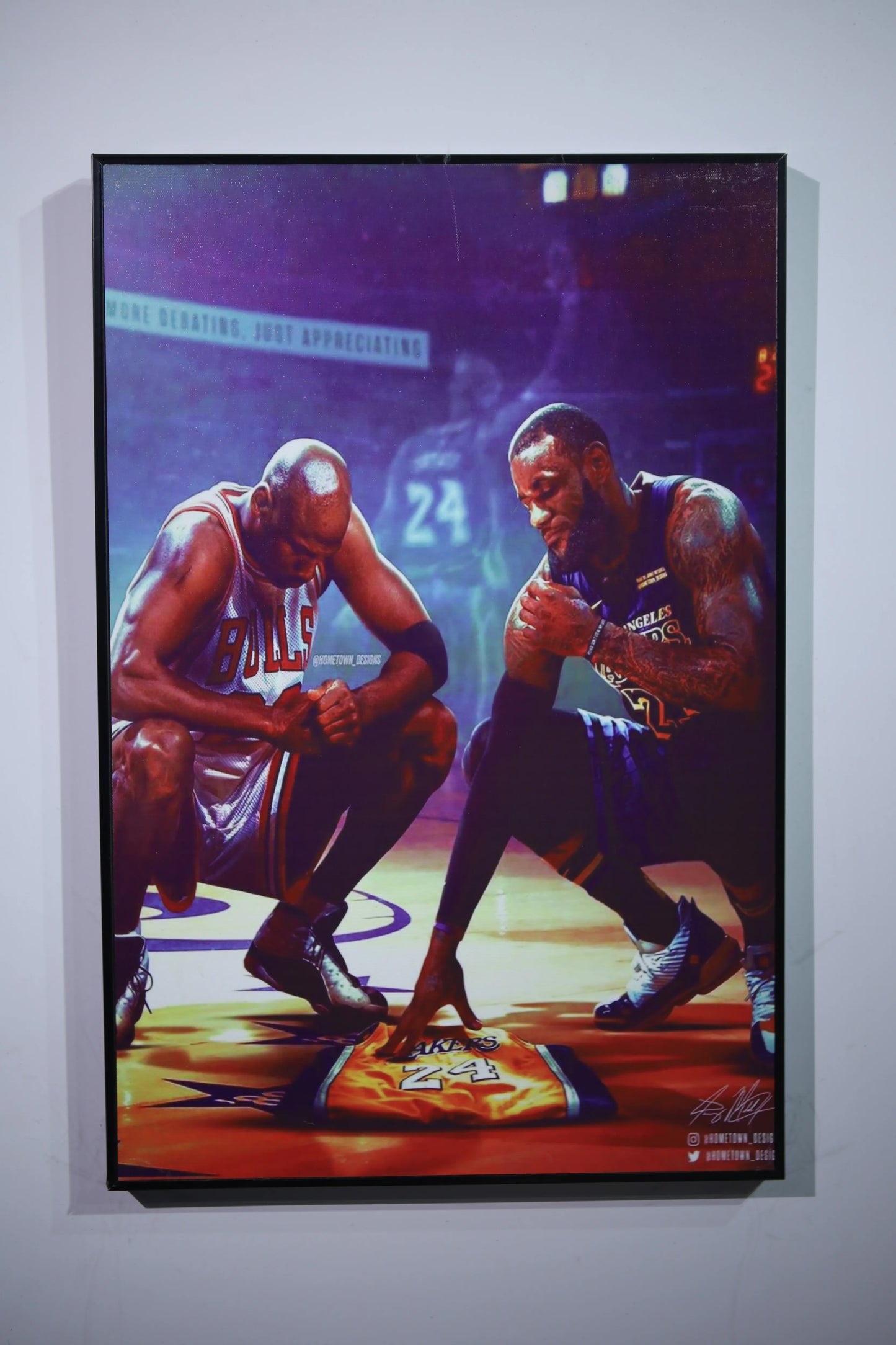 TRANH CANVAS TREO TƯỜNG ĐƠN BASKETBALL 40X60CM