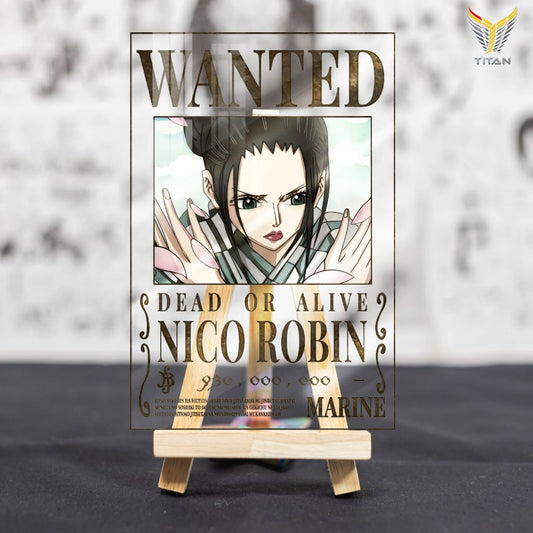 TRANH KÍNH ANIME ONE PIECE WANTED ROBIN MICA0009
