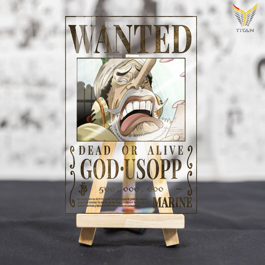 TRANH KÍNH ANIME ONE PIECE WANTED USOPP MICA0007
